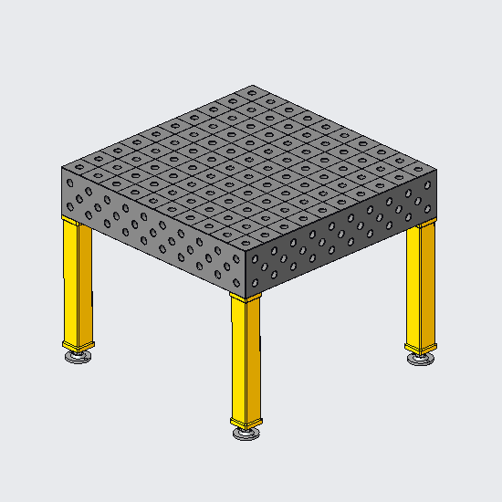 3D Welding table - Cast iron | 2000*2000*200